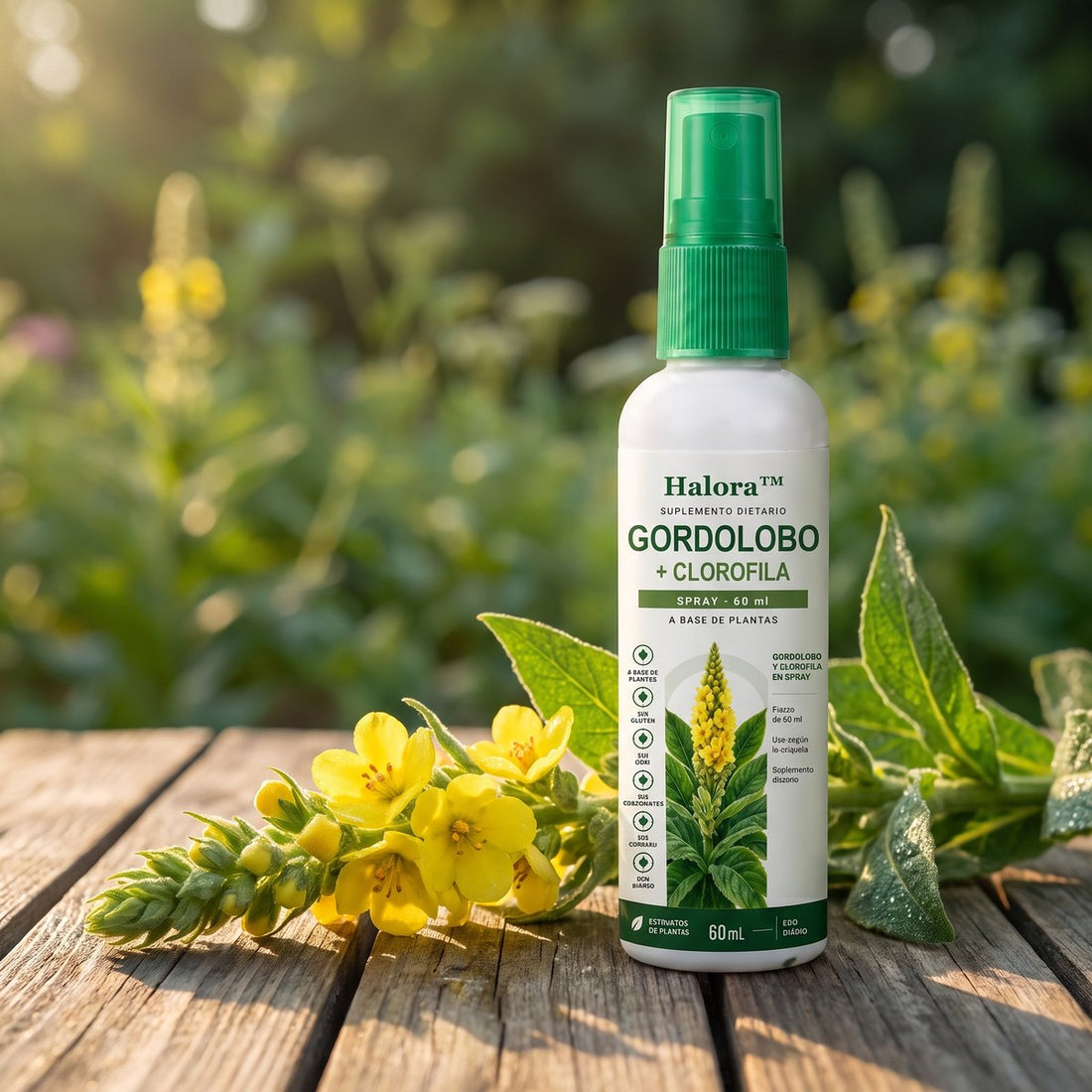 Gordolobo y clorofila, en spray