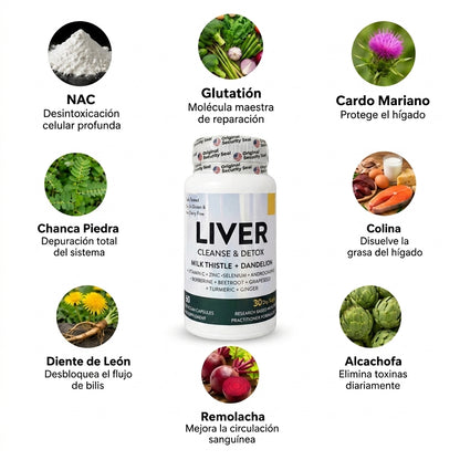 Limpiador de higado Liver Clenase & Detox
