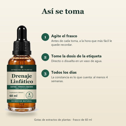 Así se toma: agite el frasco, tome la dosis de la etiqueta directo o en agua, todos los días
