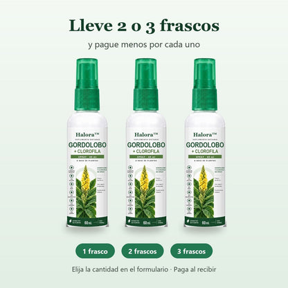Lleve 2 o 3 frascos de Halora y pague menos por cada uno