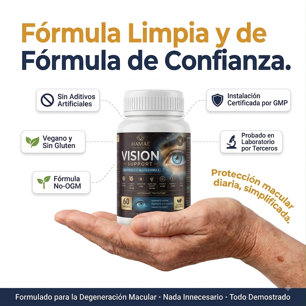Suplemento Vision 15 en 1 Formula avanzada para el ojo